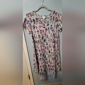 Lularoe High/Low Feather Dress